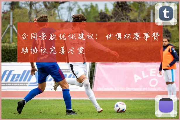 合同条款优化建议:世俱杯赛事赞助协议完善方案